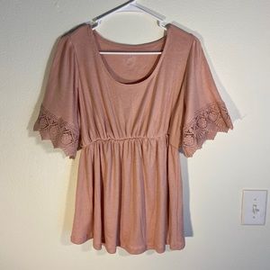 Pink Maternity Shirt